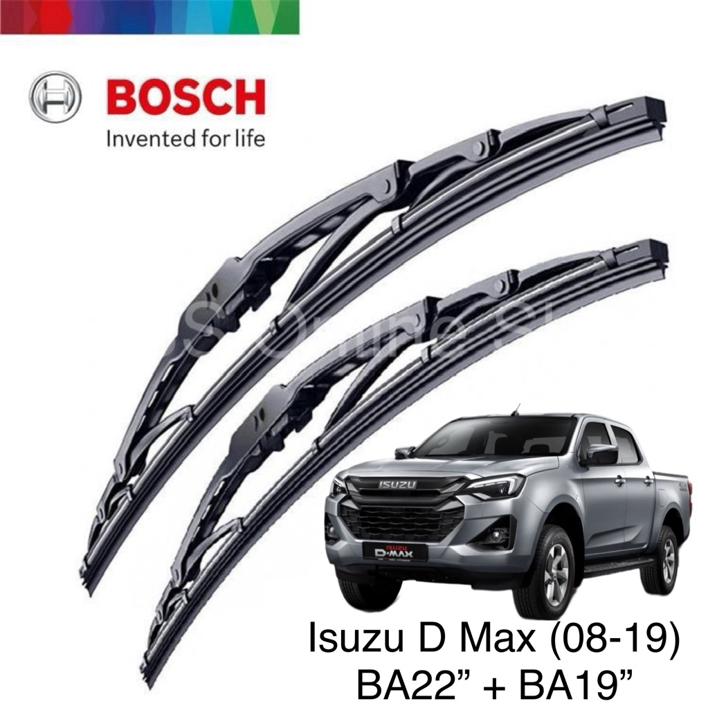 ที่ปัดน้ําฝน Bosch Advantage Series [Isuzu D-Max RT01] (08-19) : BA22 + BA19