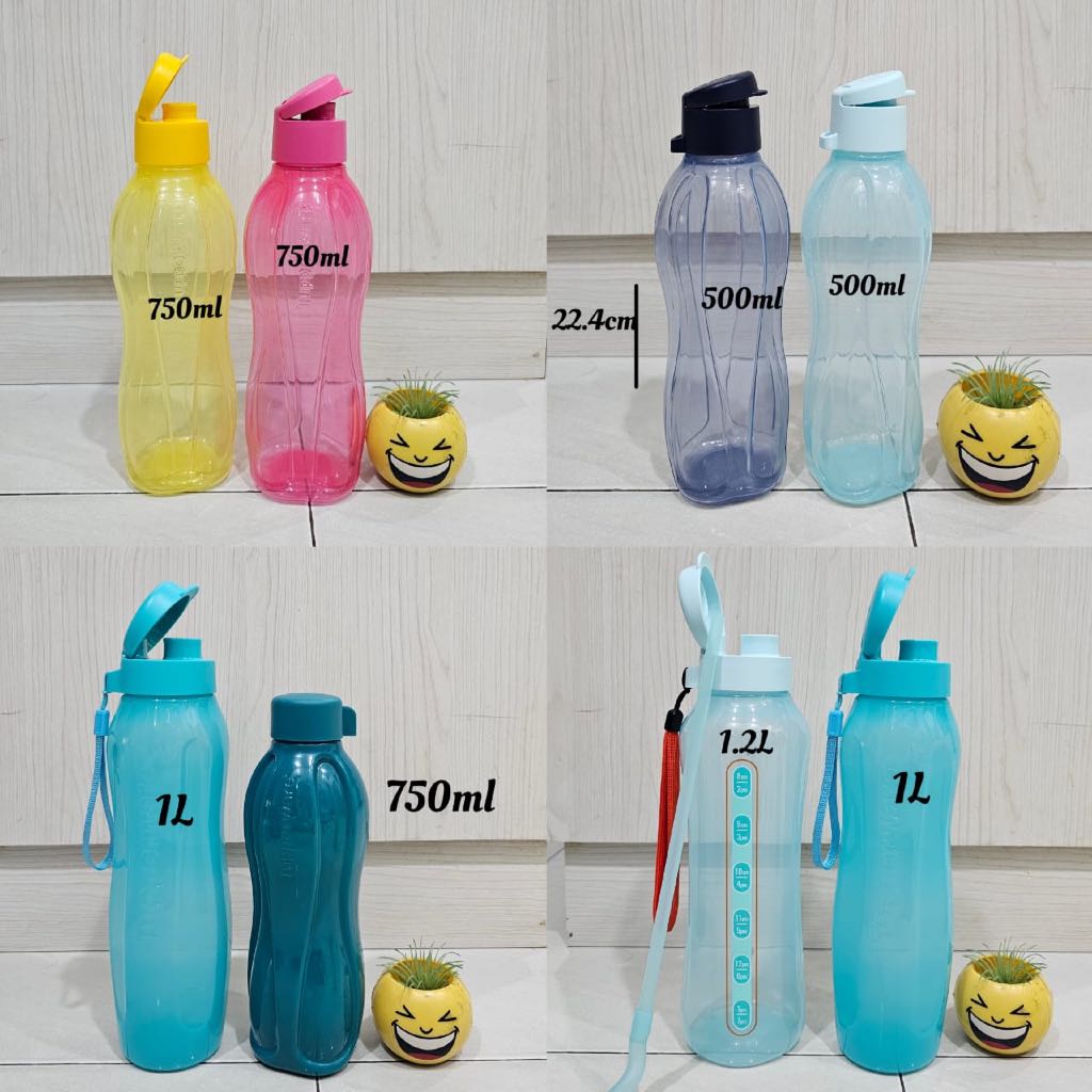 Tupperware Eco Bottle Combo (2 ชิ้น) - 310ml / 500ml / 750ml / 1.2L