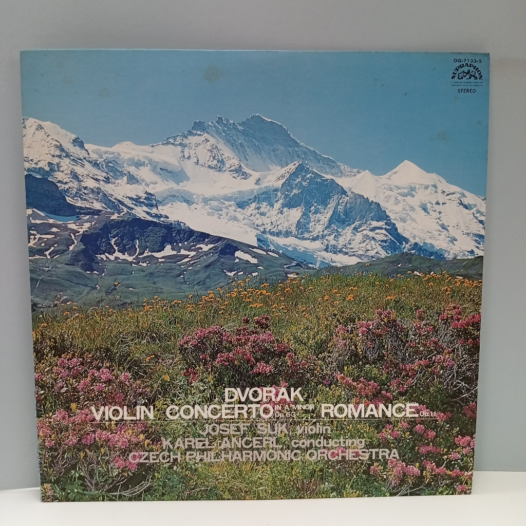 CC44-36 LP TERPAKAI [ DVOK CONCERTO IN A MINOR สําหรับ VIOLIN และ ORCHESTRA, OP 53 ] LP มือสอง < NM 