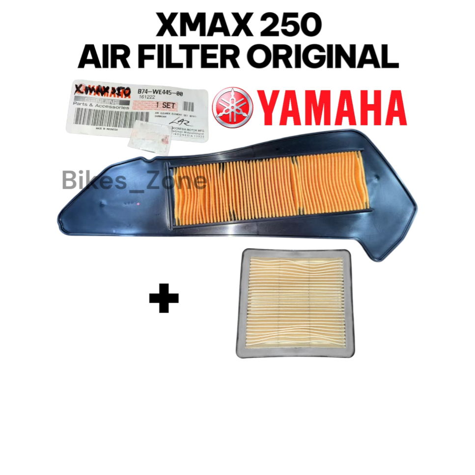 XMAX 250 X MAX 250 X-MAX AIR FILTER AIR CLEANER FILTER KOTAK ANGIN PENAPIS FILTER UDARA CVT FILTER