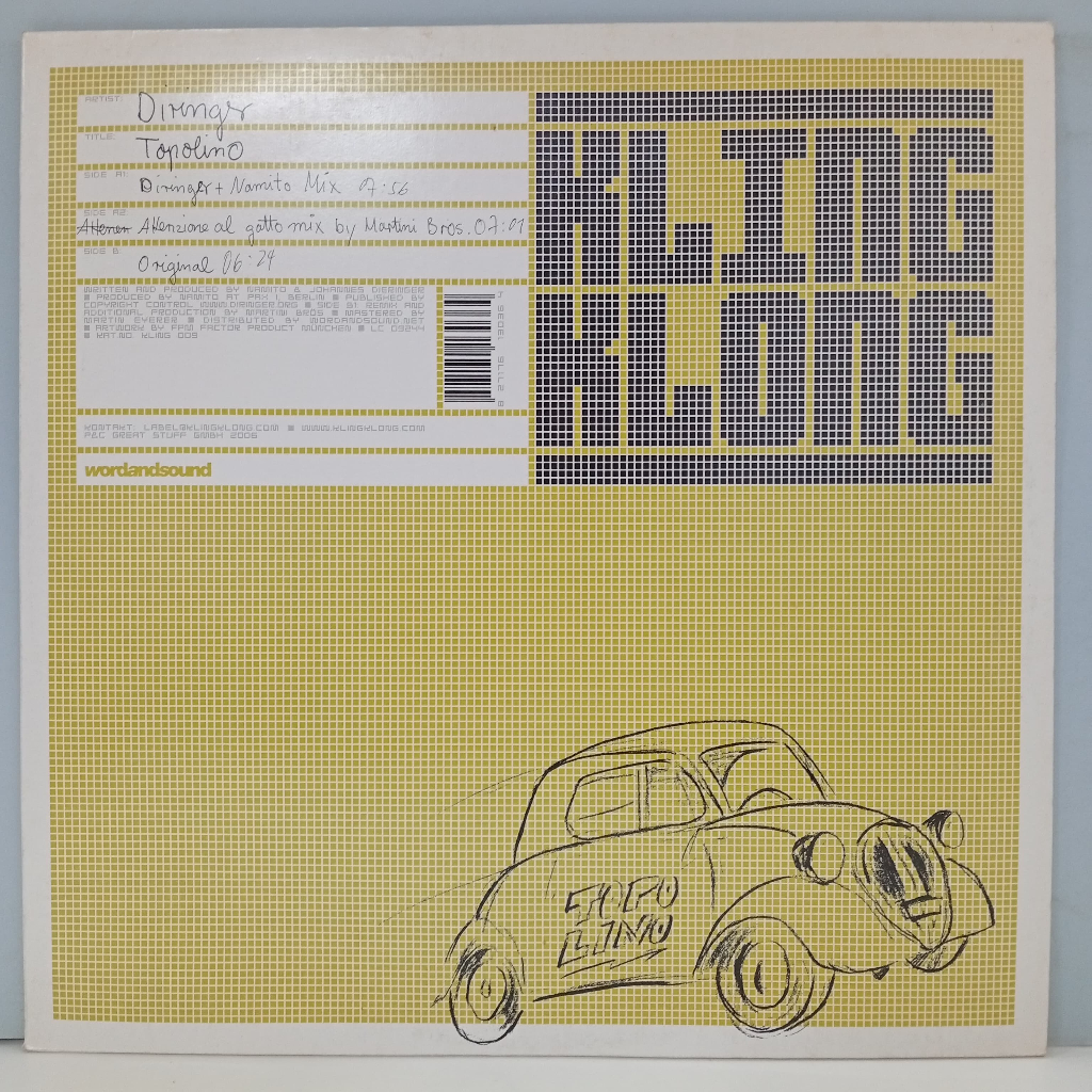 CC48-11 LP TERPAKAI [ KLING KALONG ] LP มือสอง < G >