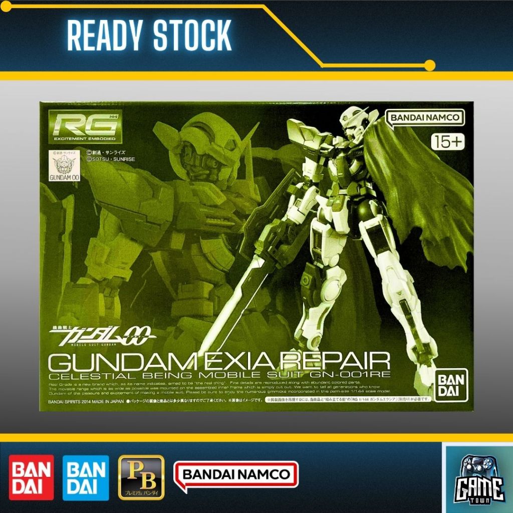 พรีเมี่ยม Bandai RG 1/144 Gundam Exia ชุดอะไหล่ซ่อมสําหรับ RG Gundam Exia