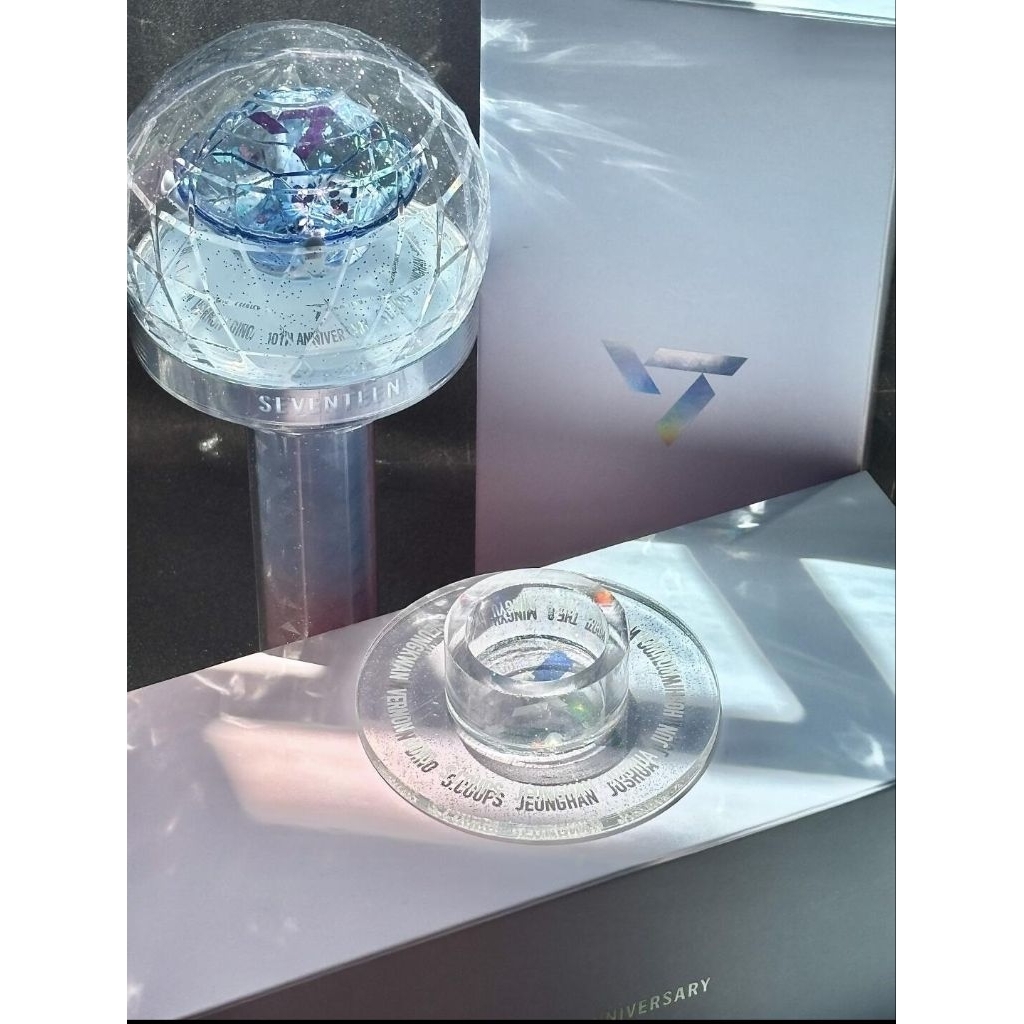 Seventeen Acrylic Lightstick Stand (เฉพาะ fit 3rd gen / 10th Nanni ver) th Generationg Bar พิมพ์ (เห