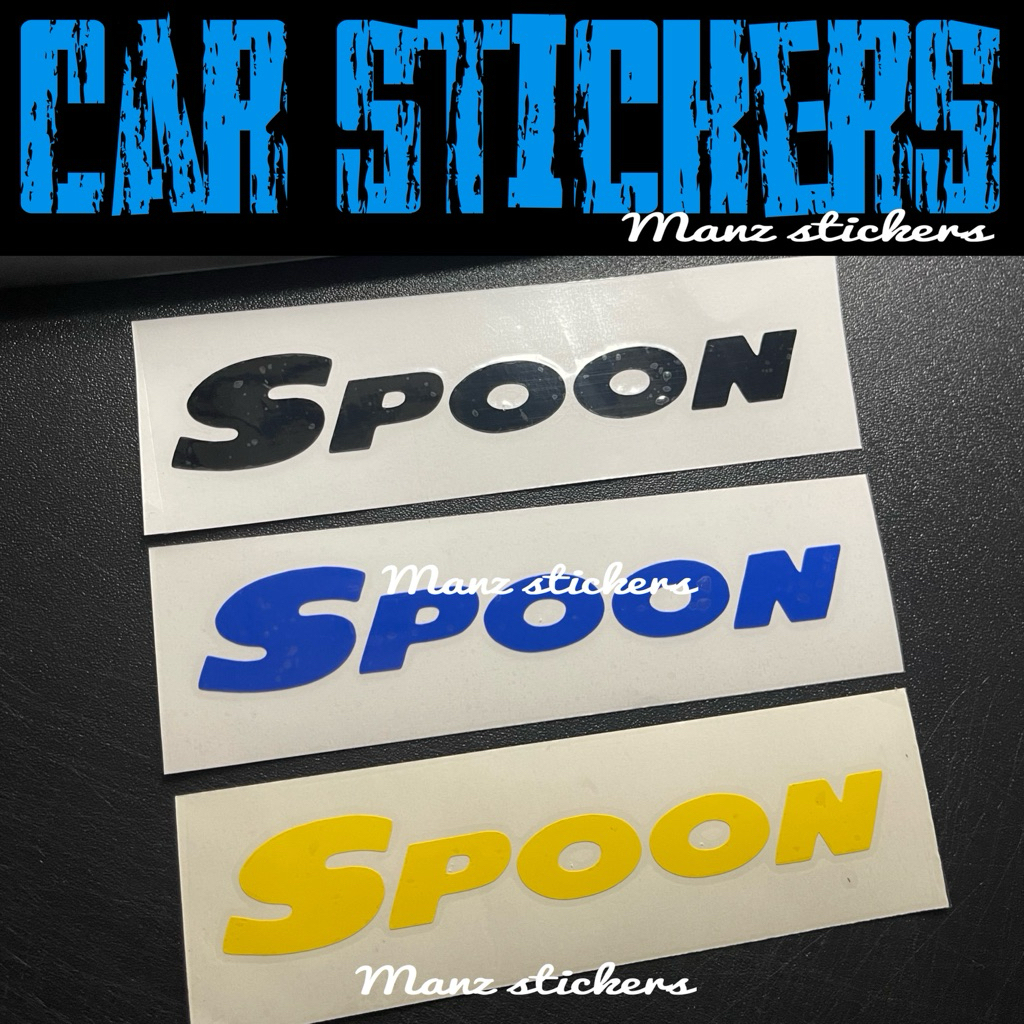 SPOON SPORTS / สติ๊กเกอร์ติดรถยนต์