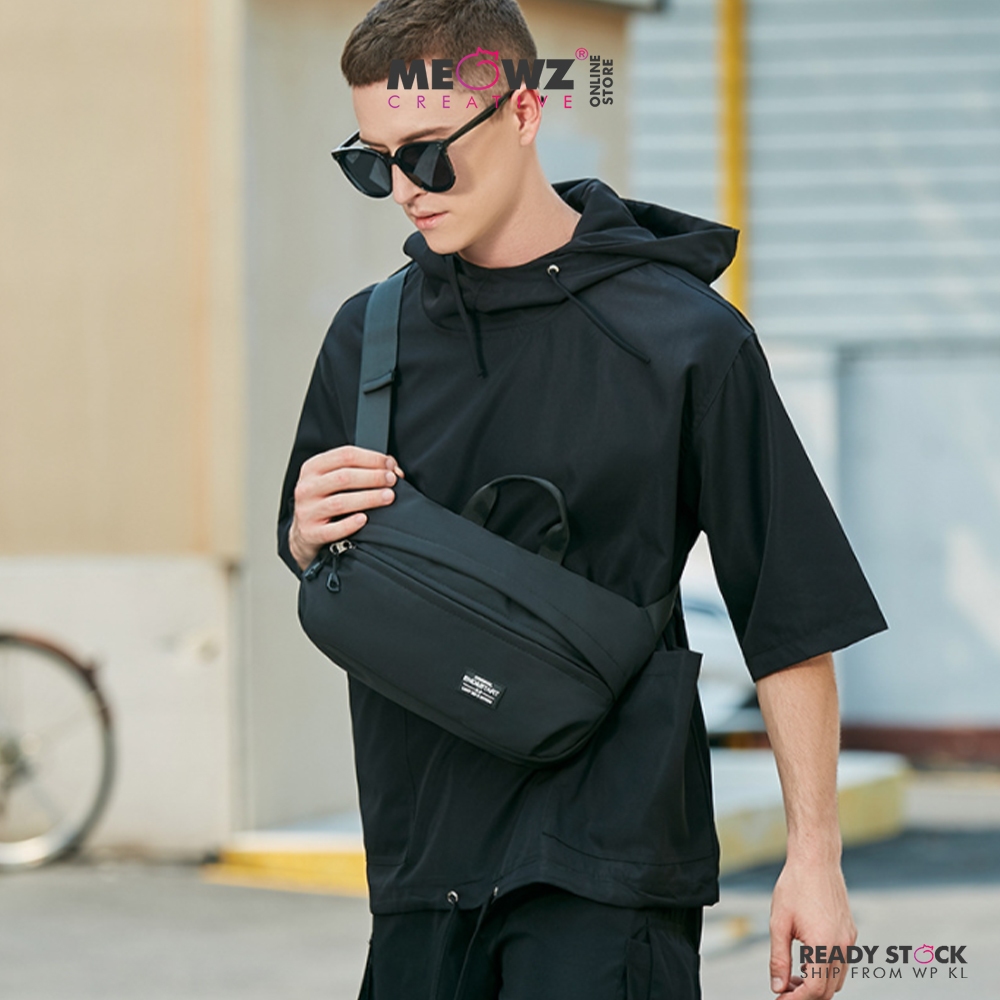 END & START กระเป๋าสะพายข้างขนาดกลาง