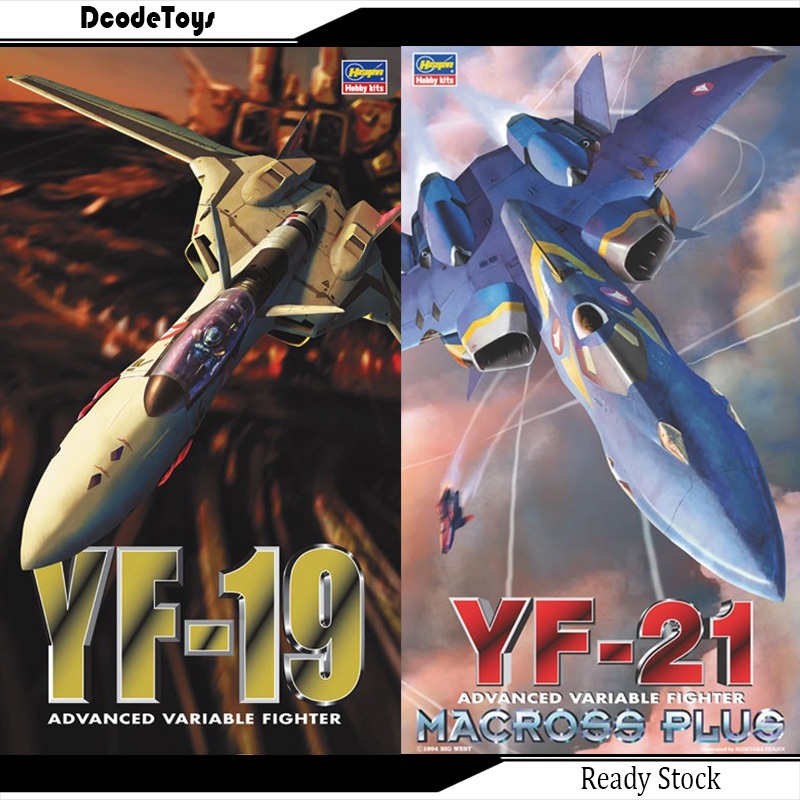 Hasegawa 1/72 YF-19 / YF-21 Advanced Variable Fighter Macross Plus plamo ประกอบพลาสติกชุด ro