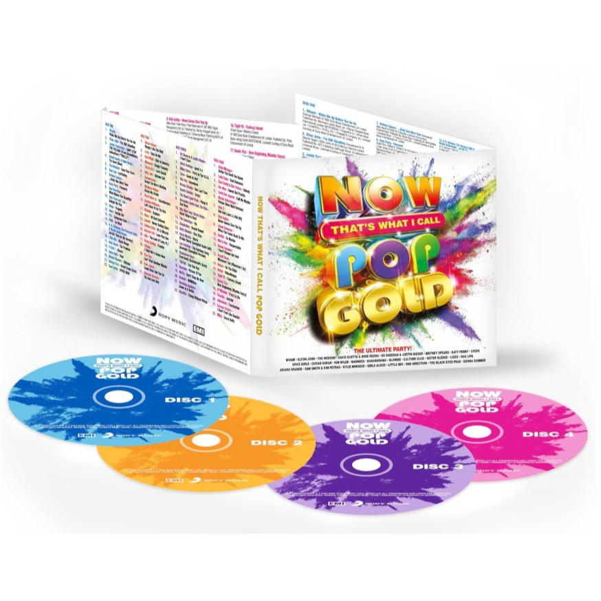 ศิลปินต่างๆ - Now Thats What I Call Pop Gold ( Digipak 4 CD ) 2023