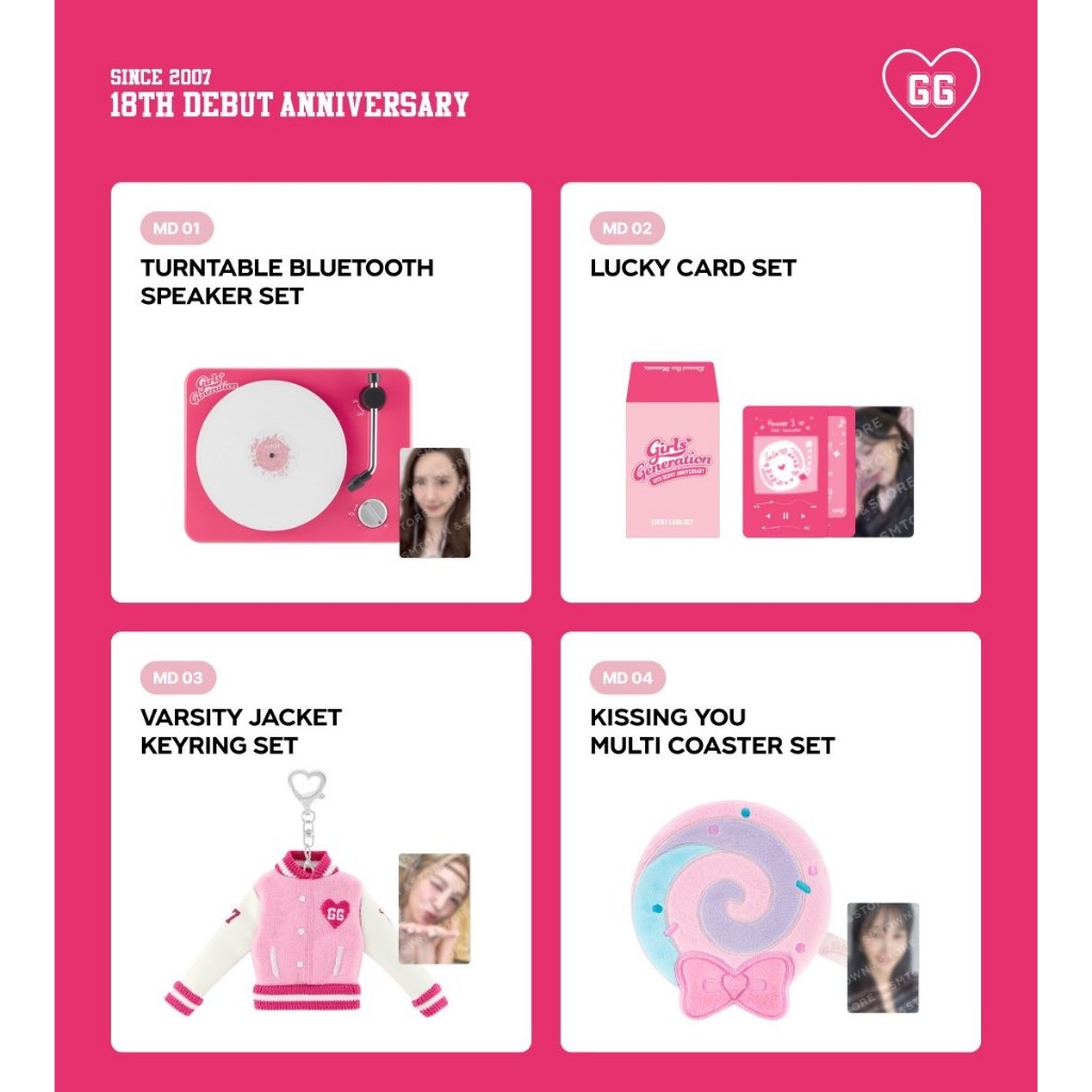 เด็กผู้หญิงรุ่น 18TH ANNIVERSARY OFFICIAL MD