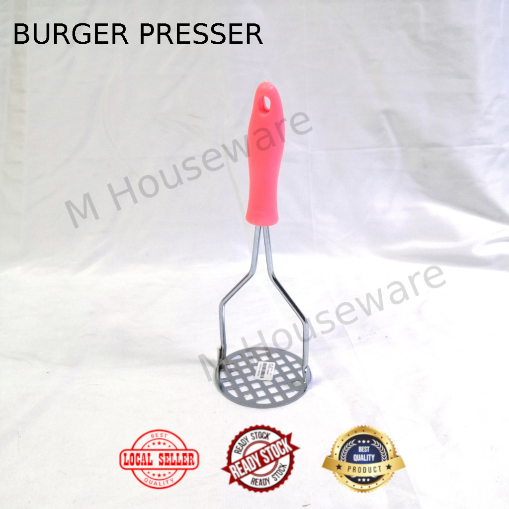 สแตนเลส Alat Penekan Ramly Burger Ubi Kentang Burger Presser Potato Masher ที่กดมันฝรั่ง