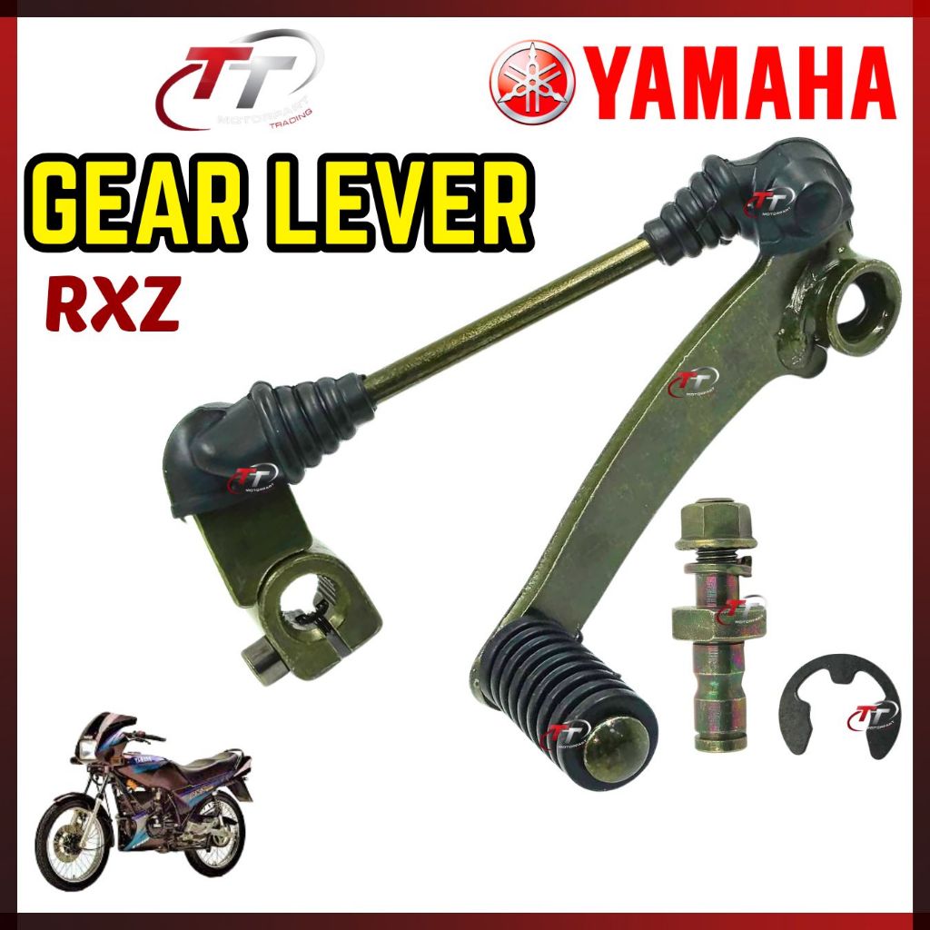 YAMAHA RXZ GEAR LEVER LEVEL GEAR PADEL SET สมบูรณ์ HIJAU YAMAHA