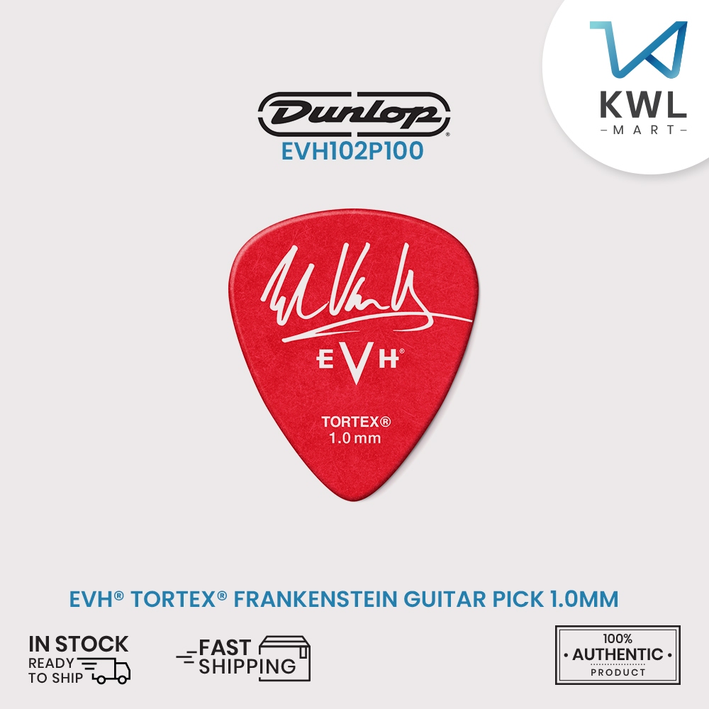 Jim Dunlop EVH102P100 PAMETIK GITAR EVH TORTEX FRANKENSTEIN PICK 1.0MM