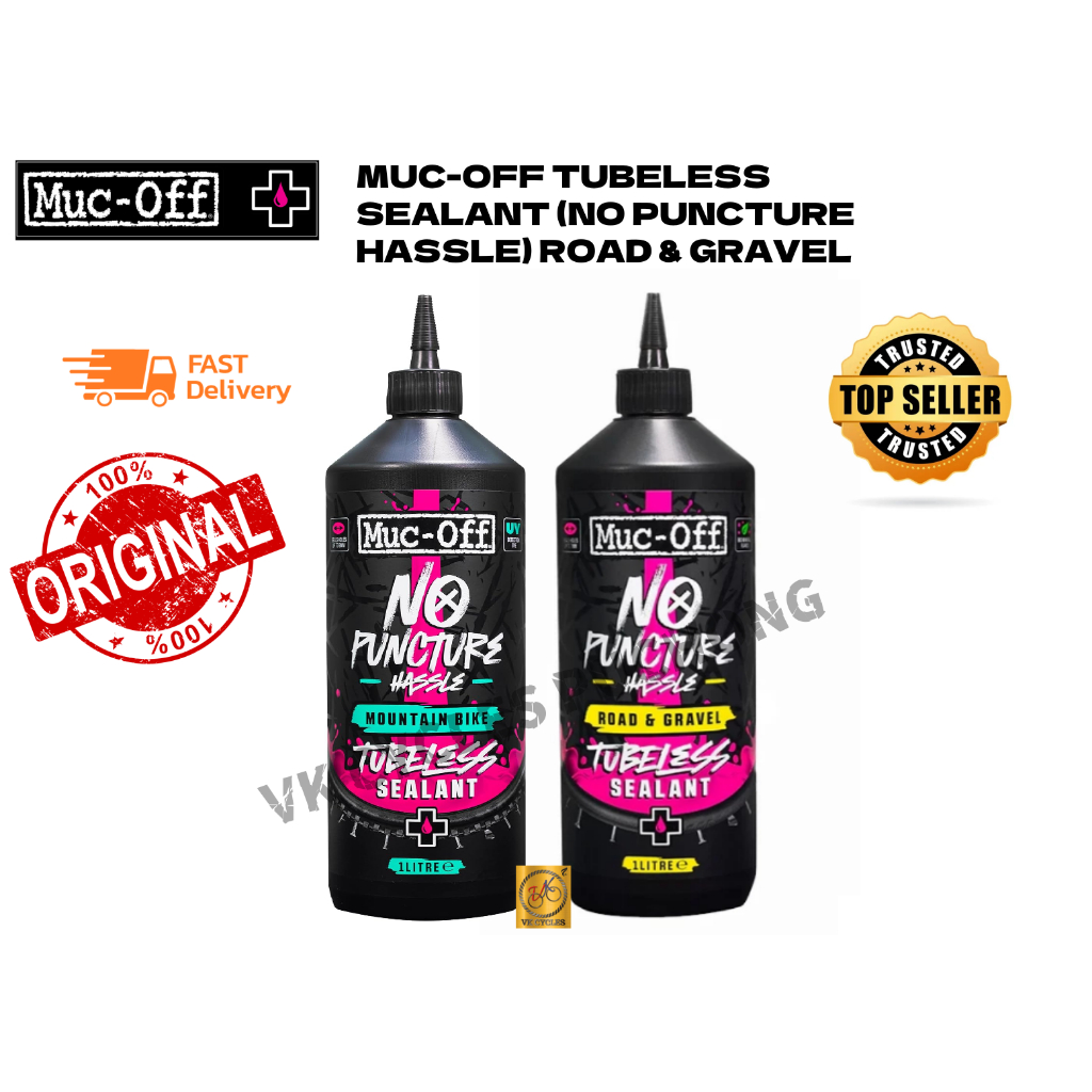Muc-Off น้ํายาเคลือบหลุมร่องฟัน | Road & Gravel High Pressure 110psi / MTB Off-Road | การป้องกันป้องกันการเจาะ