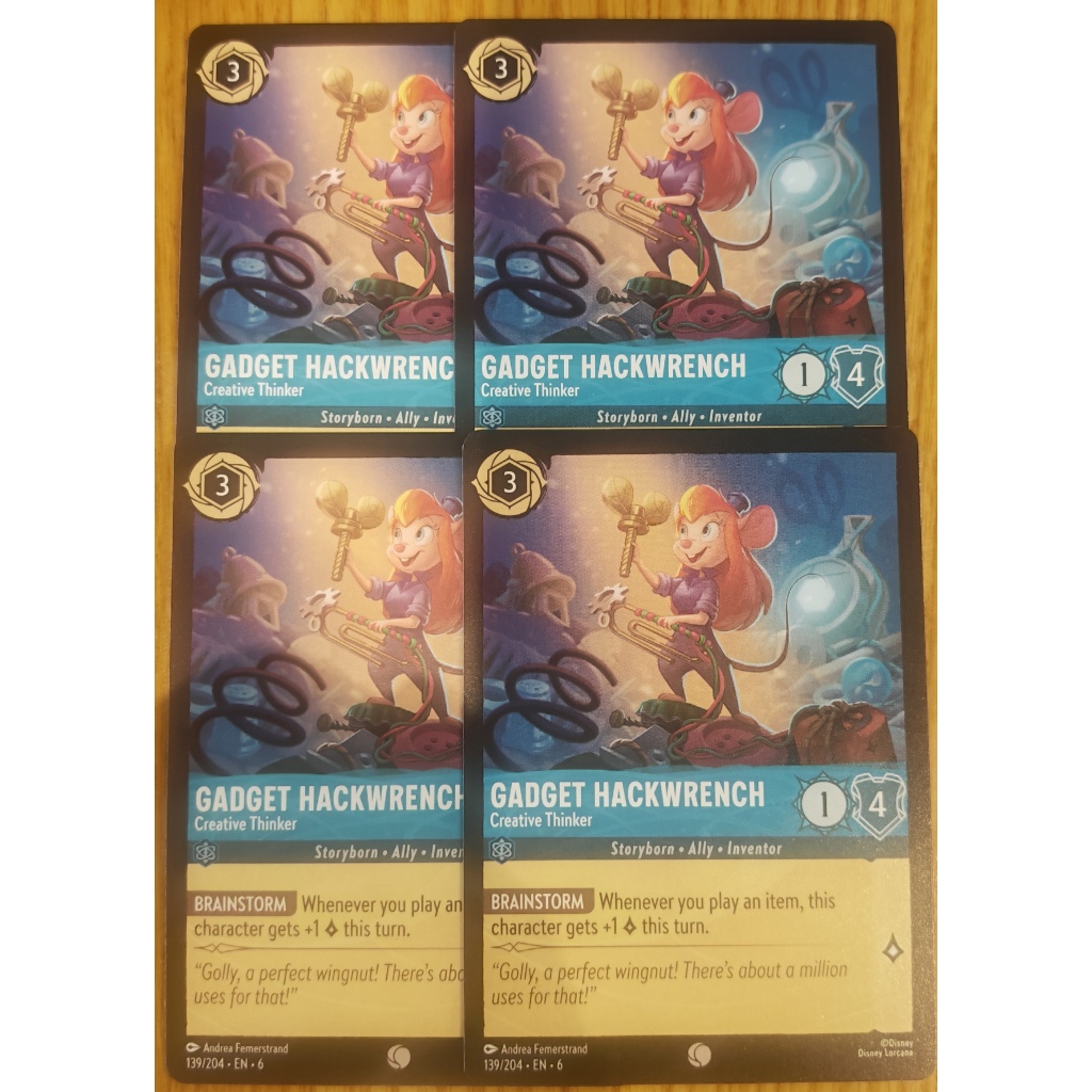 Gadget Hackwrench - Creative Thinker - Azurite Sea (6) x4pc