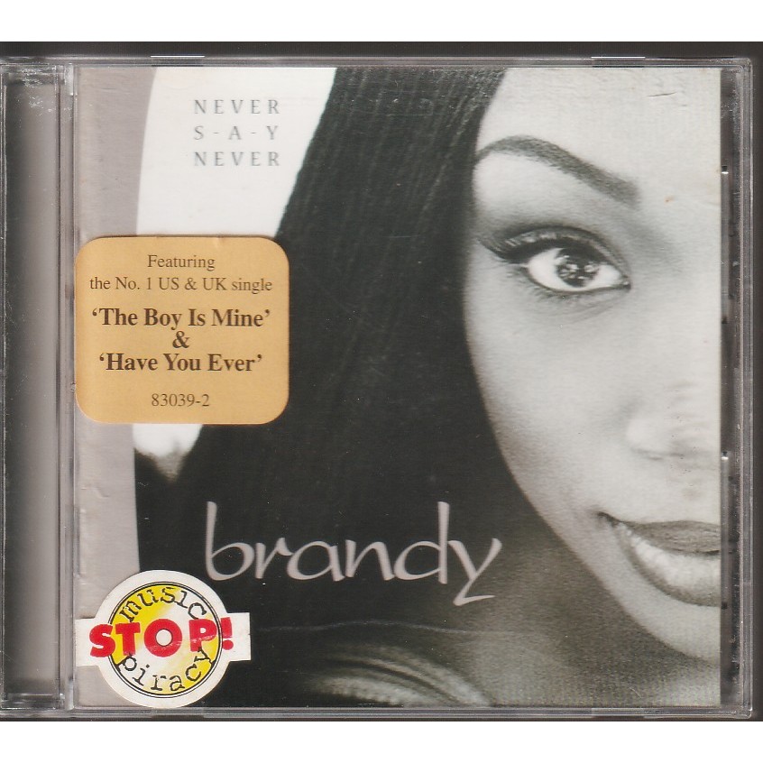 ซีดี BRANDY : NEVER SAY NEVER