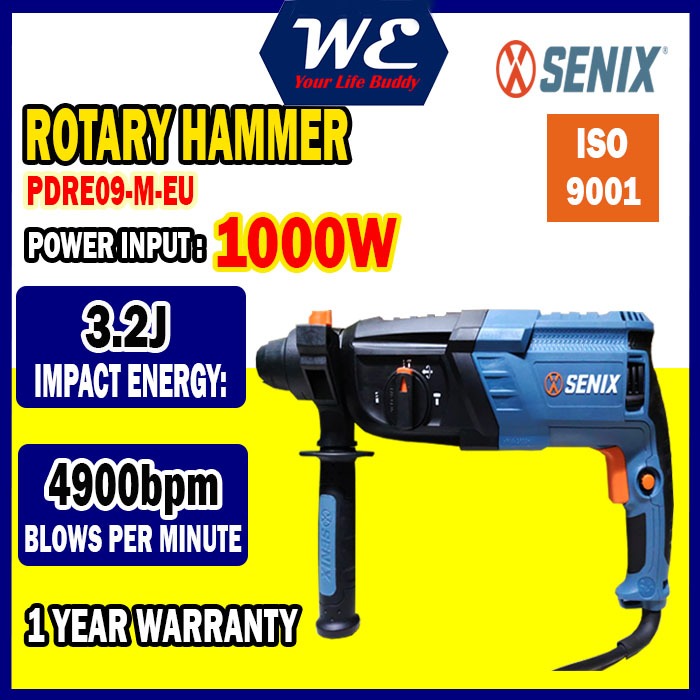 SENIX PDRE09-M-EU ROTARY HAMMER DRILL