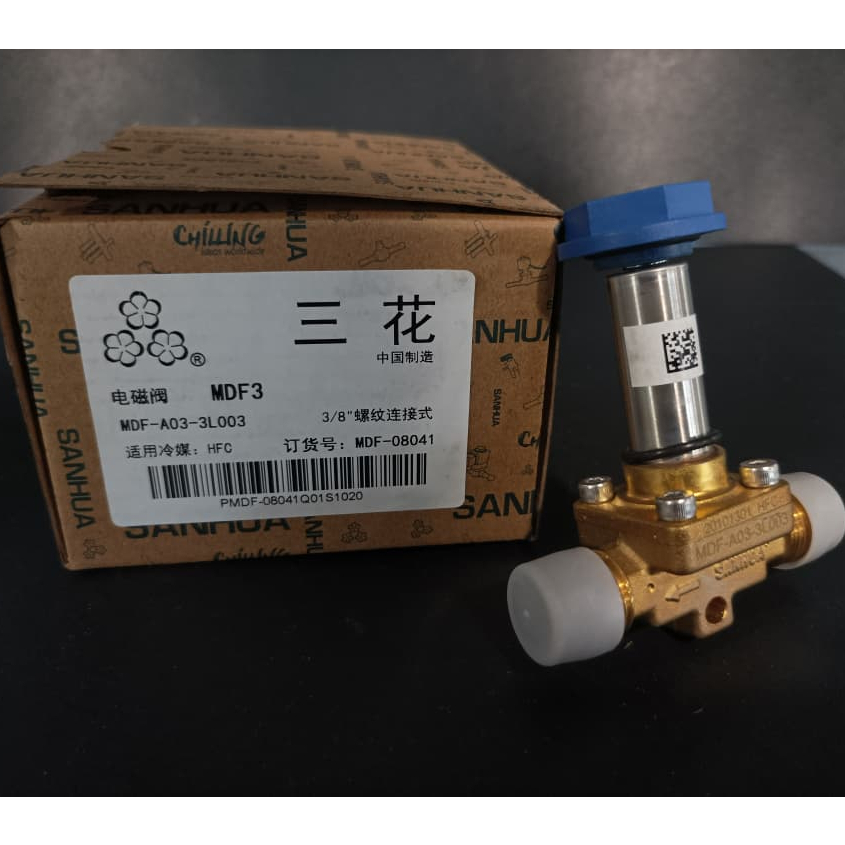 MDF-A03-3L003(3/8")/6L001(3/8")/10L003(1/2")/15L001(5/8") โซลินอยด์วาล์ว C/W COIL/ SANHUA SOLINOID V