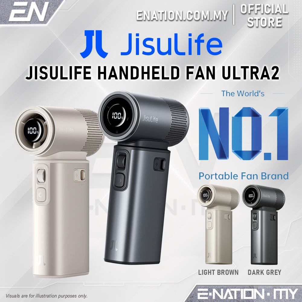 พัดลมมือถือ Jisulife Ultra2 /Ultra1 9000mAh | Kipas Tangan Mudah Alih | 手办风 露 อุปกรณ์ที่จําเป็นสําหร