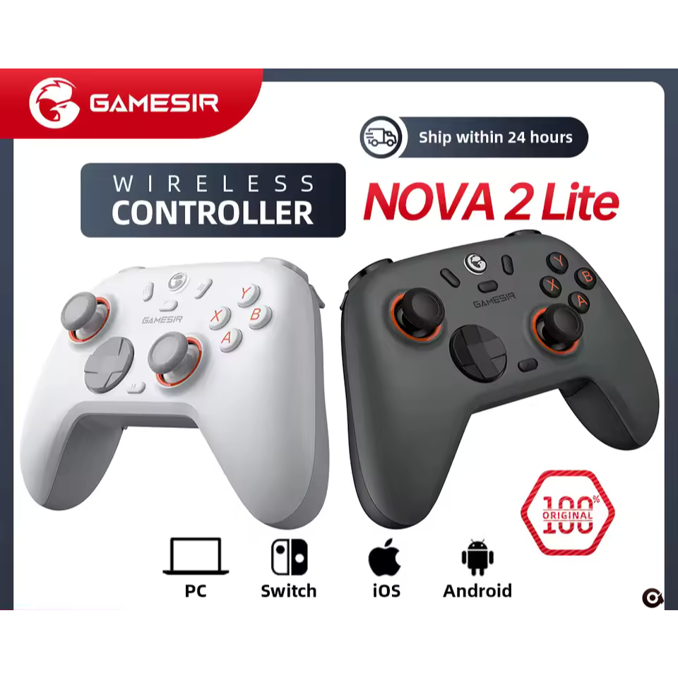 GameSir Nova 2 Lite คอนโทรลเลอร์เกมไร้สาย Hall Effect สําหรับ PC Steam Android iOS Nintendo Switch