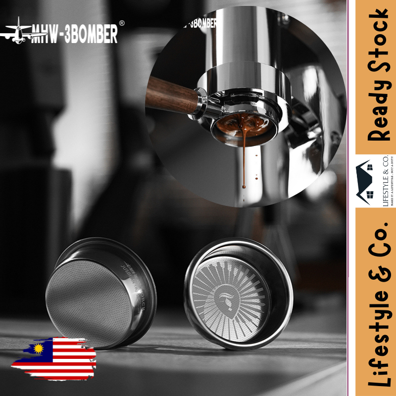 MHW-3BOMBER -JusBean Filter Basket (58.5mm 18g) – สําหรับสกัดเอสเปรสโซที่มีความแม่นยํา