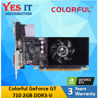 GeForce GT 710 2GB DDR3-V สีสันสดใส