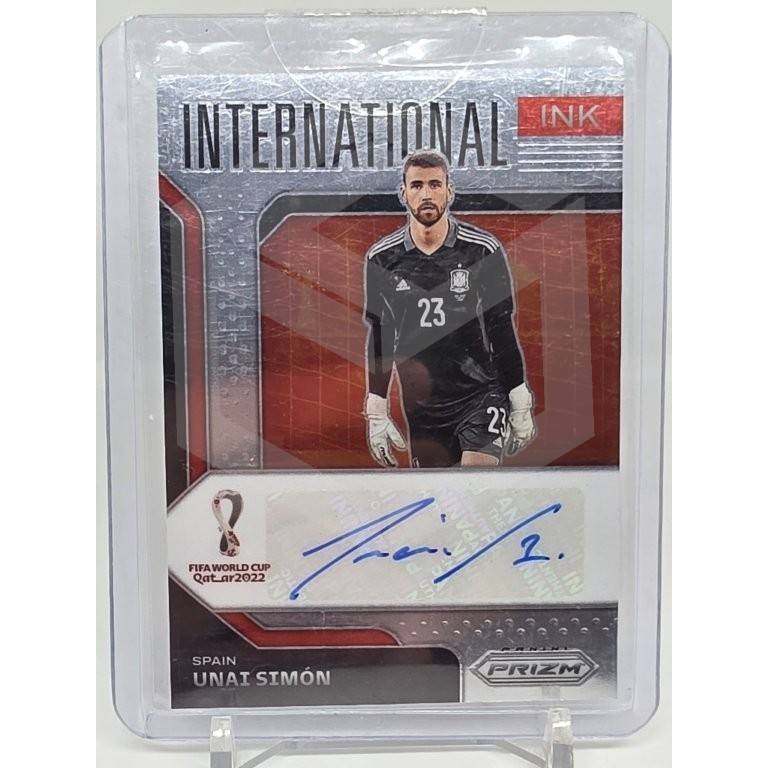 2022 PANINI PRIZM WORLD CUP QATAR 2022 SOCCER [UNAI SIMON] AUTO/AUTOGRAPH/SAIN/ATHLETIC BILBAO