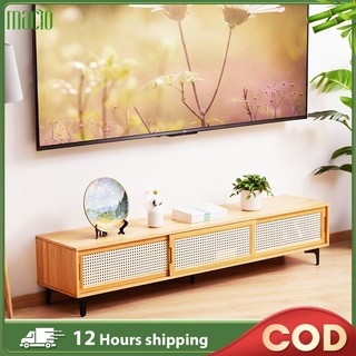🔥Hot Sales Bamboo TV Cabinet Storage Cabinet 3/4/5 FT Kabinet TV Rak TV Almari TV 电视柜