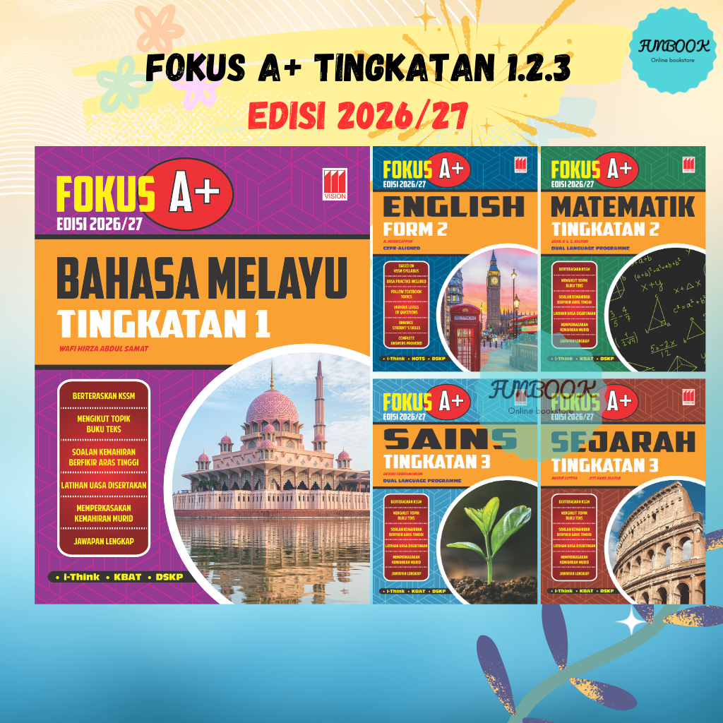[FUNBOOK] Focus A+ KSSM Form 1.2.3 2026/27 Edition / หนังสือออกกําลังกายแบบฟอร์ม 1.2.3