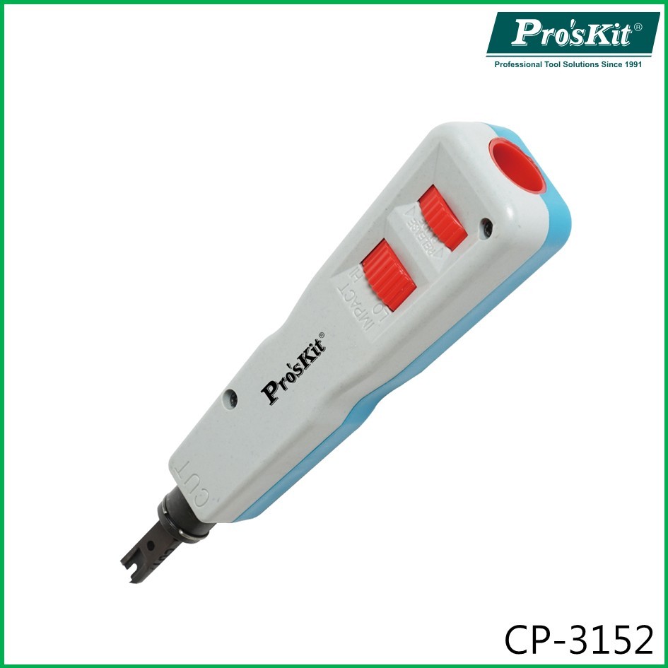 ProsKit CP-3152 เครื่องมือกระแทกและหมัดลงพร้อมใบมีด 110/88