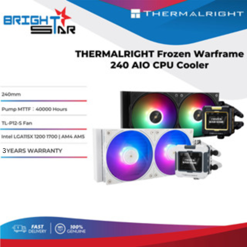 THERMLARIGHT Frozen Warframe 240 ARGB 240 มม. AIO คูลเลอร์ซีพียูเหลว