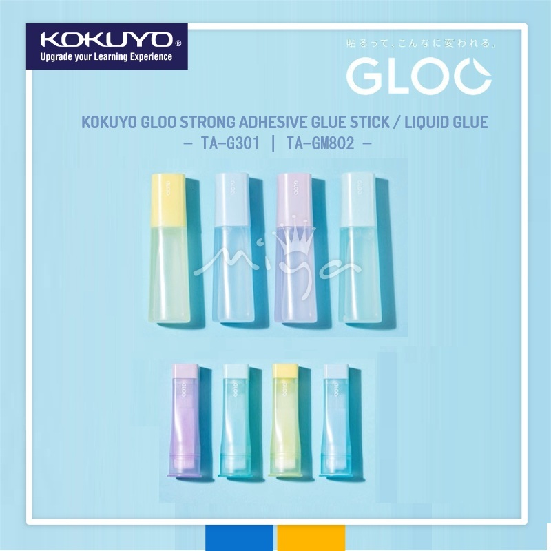 KOKUYO GLOO STRONG ADHESIVE GLUE STICK / LIQUID GLUE