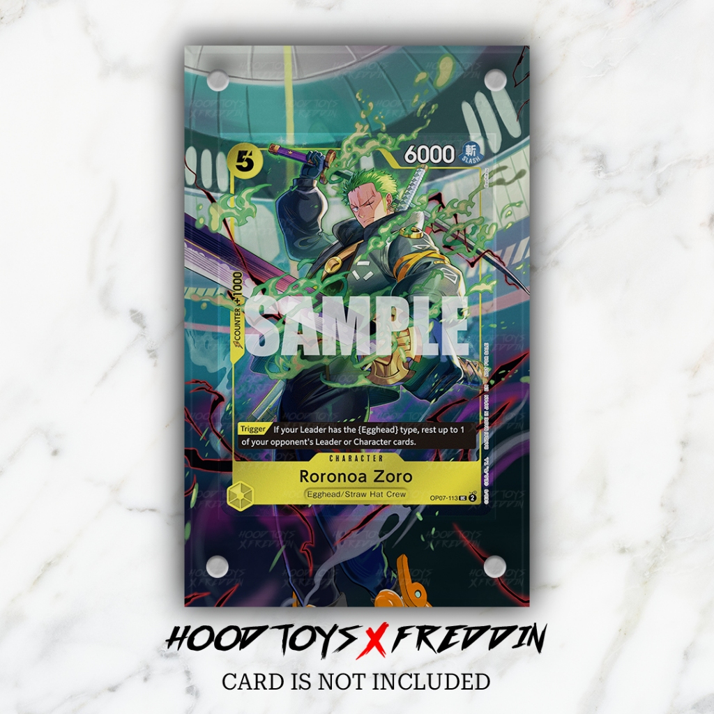 RORONOA ZORO ONE PIECE FULL ART CASE