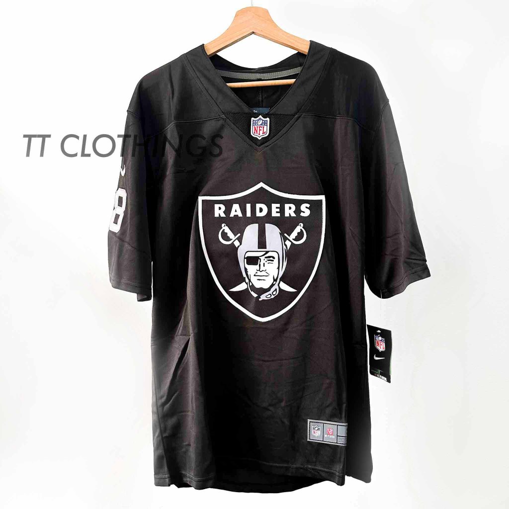 Nfl ฟุตบอล Premium Jersey รักบี้ CROSBY BLACK Retro PIC 98 Las Vegas Raiders เย็บปักถักร้อยเสื้อ Plus ขนาดผู้ชาย