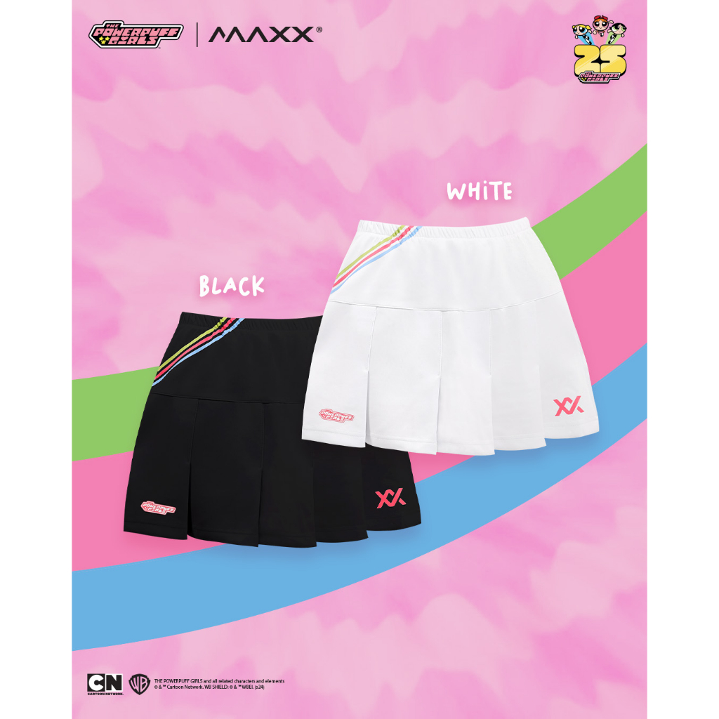MAXX X POWERPUFF GIRL SERIES BADMINTON SKORT (MLSK01) 100
