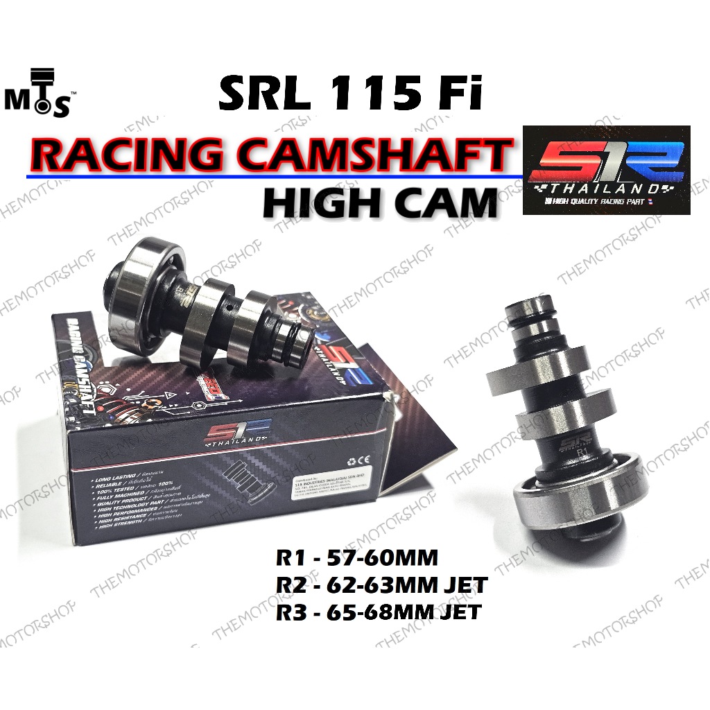 S1R RACING SRL115Fi LAGENDA (INJECTION) CAMSHAFT RACING CAM JETROD RACING CUSTOM SRL115-FI SRL115Z N