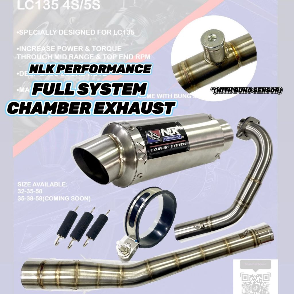NLK PERFORMANCE FULL SYSTEM CHAMBER EXHAUST LC135 4S/5S