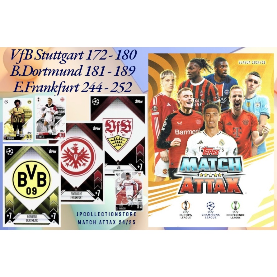 [VfB ทีม Stuttgart (172-180), ทีมดอร์ทมุนด์ Borussia (181-189), ทีม Eintracht Frankfurt (244-252)] 2