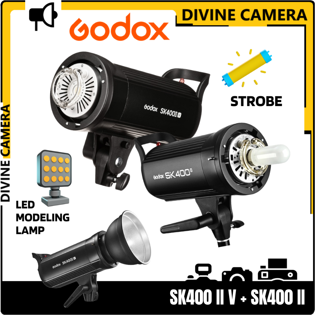 Godox SK400II Strobe / SK400II โมดูล LED สตูดิโอแฟลช Monolight