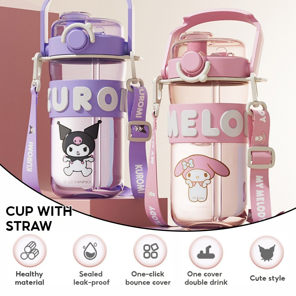 Botol Kuromi Air 745ML Kids Cute Cup Tritan BPA Free Water Bottle