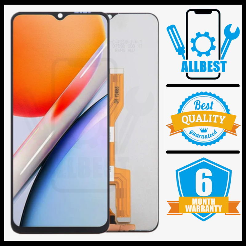 VVO Y03 Y18 Y18E Y28S 5G จอแสดงผล LCD Touch Screen Digitizer ชุดเปลี่ยน