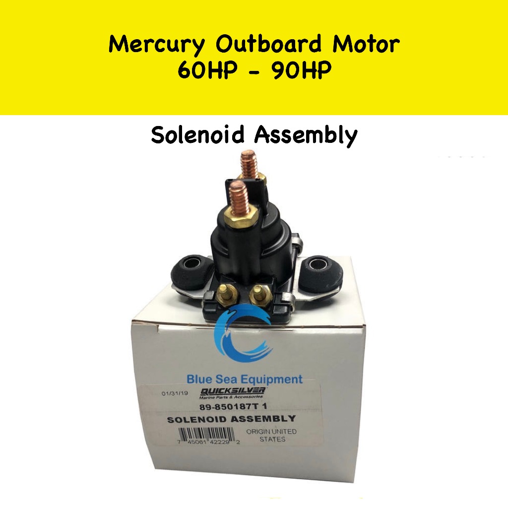 ปรอท 89-850187T1 Solenoid Assembly สําหรับ Mercury Outboard 60HP - 90HP
