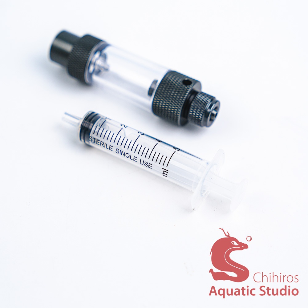 CHIHIROS CO2 Bubble Counter ฉีด Aquarium ปลูกอุปกรณ์เสริมถัง