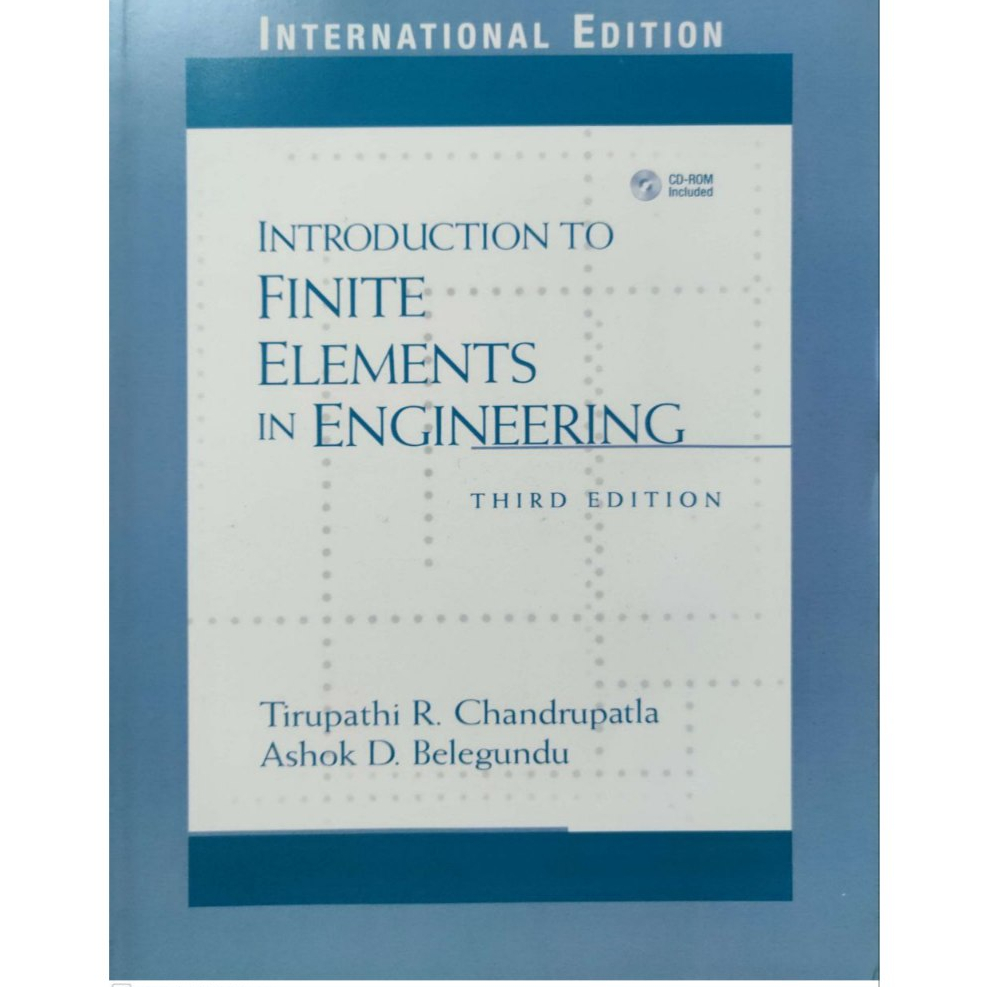 (Pearson) Intro Finite Elements Engineering ฉบับที่ 3