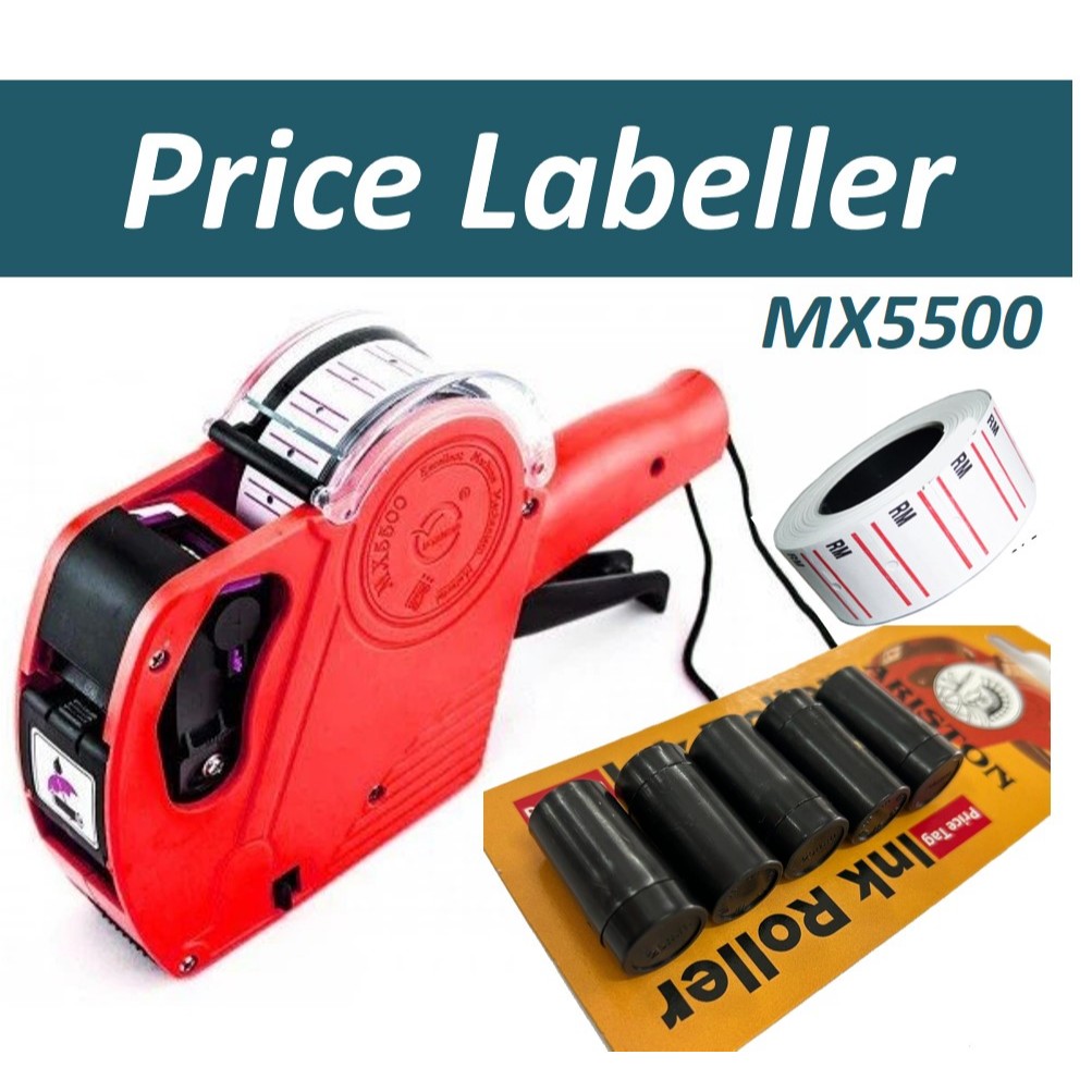 เครื่องติดป้ายราคา 8 หลักป้ายราคา MX 5500 ป้ายราคา สําหรับ MX-5500 MX5500