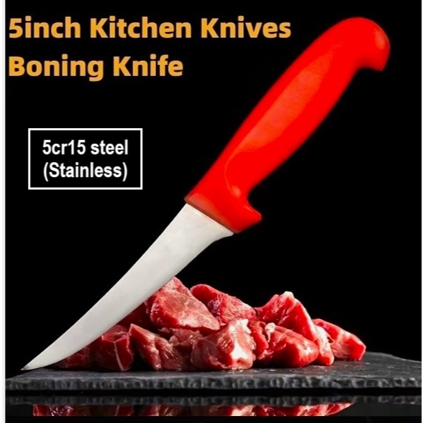 สแตนเลส Fillet Boning Skinning Peeler มีดผลไม้ครัวเนื้อมีดจาก Bushcraft Malaya