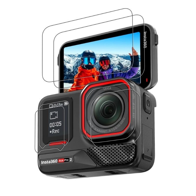 Insta360 Ace Pro 2 / Insta360 Ace Pro / Insta360 Ace Screen & Lens Tempered Glass Protector
