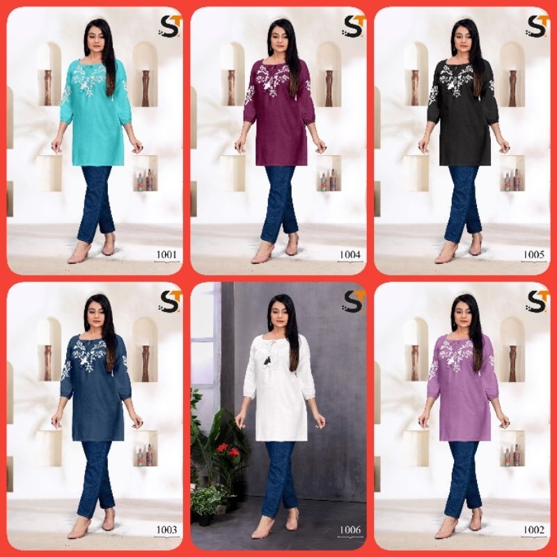 Kurti @ เสื้อตัวสั้นปักใหม่