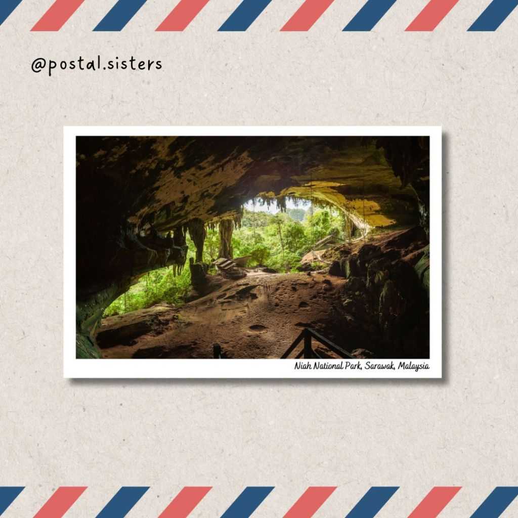 โปสการ์ด Niah National Park (Sarawak) การ์ดโพสต์ A6