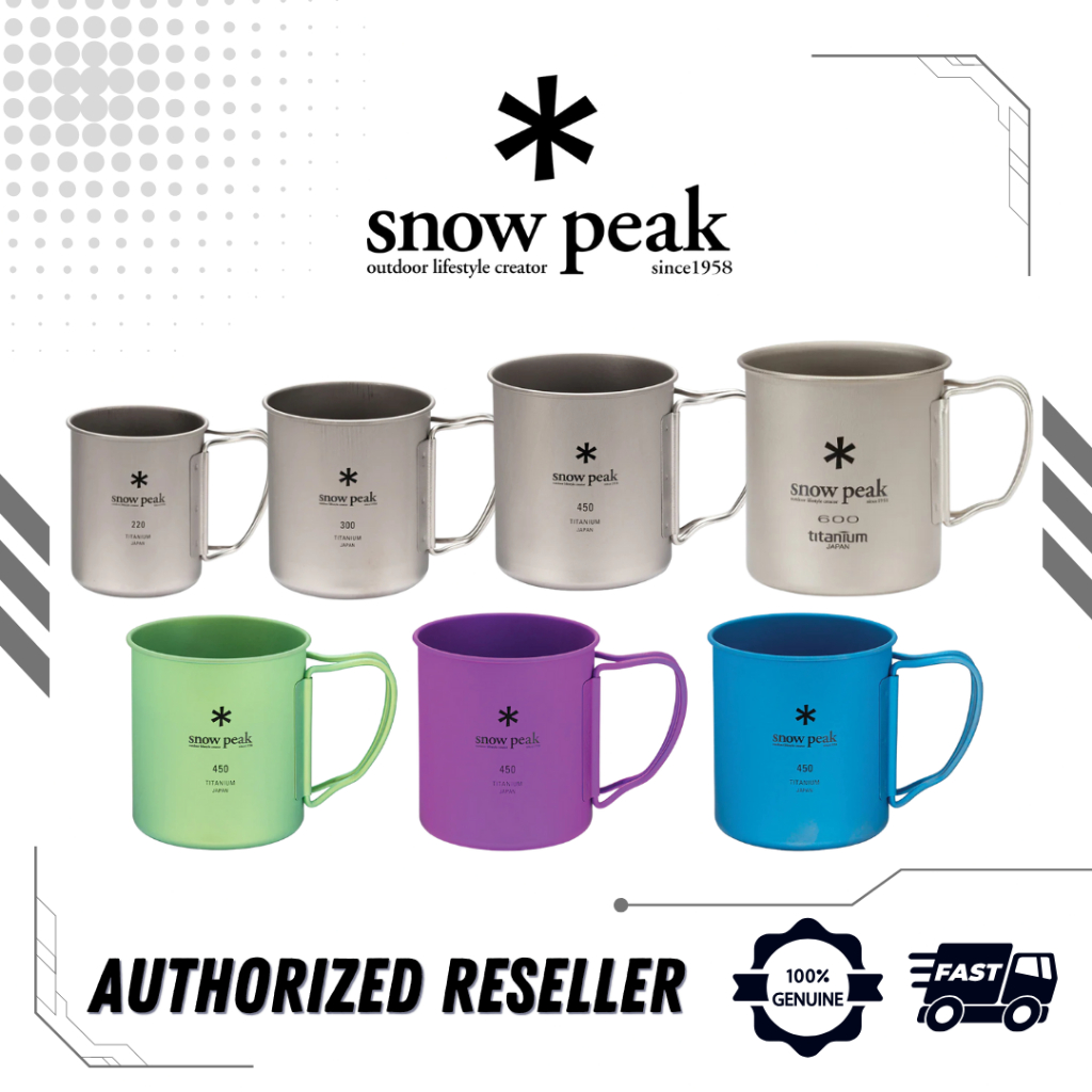 Snow Peak Ti-Single Cup - แก้วกาแฟด้ามพับได้ไทเทเนียม
