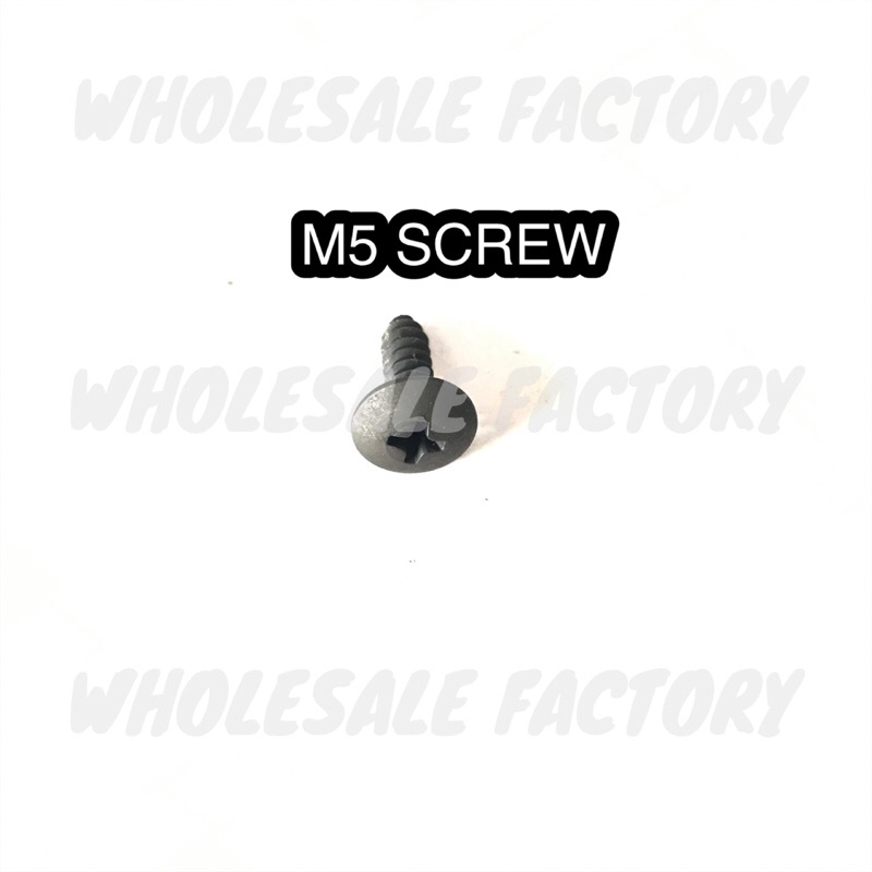M5 SCREW & CLIP BODY SCREW AND CLIP COVER SET SCREW (1PC)