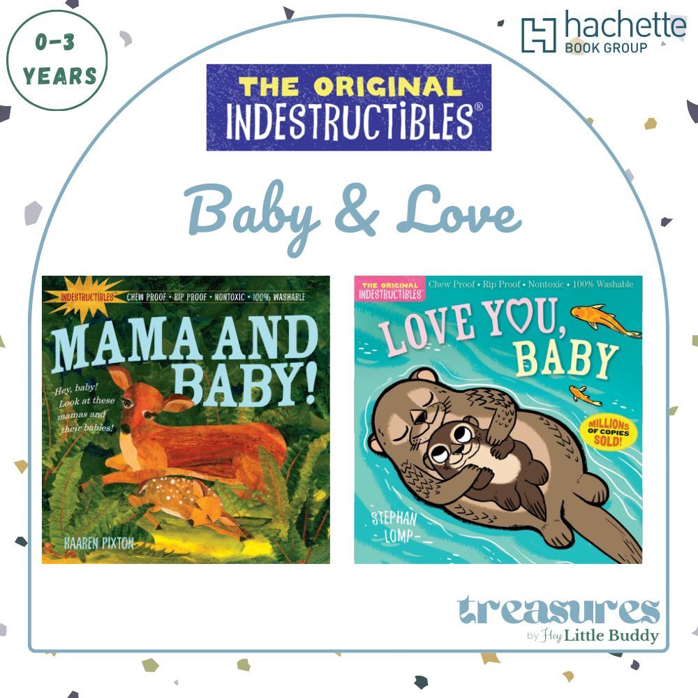 Indestructibles Baby & Love Books Mama Love You Books Rip Proof Waterproof Safe